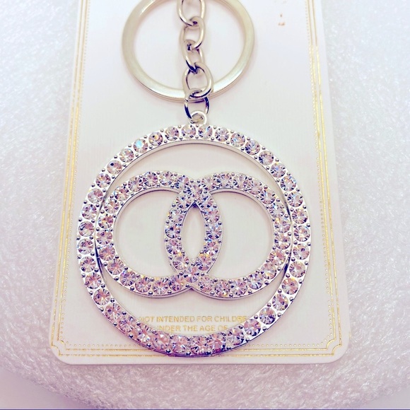 Key chain Purse Charm Crystal Unity Very Sparkly! BRAND NEW! - Picture 2 of 5